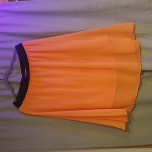 LuLaRoe Orange Skirt